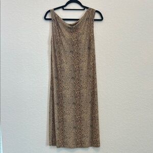 BCBG snake print dress Size Large